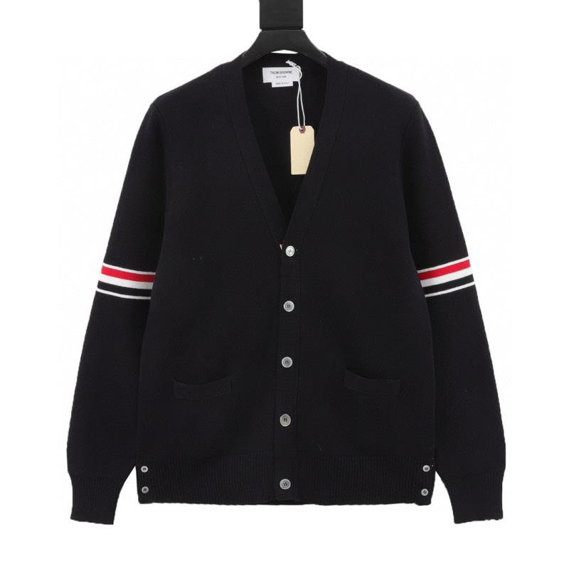 designer,replica,clothing,fake,1:1,lv,luxury,high quality Thom Browne Tricolor Ribbon Cardigan Sweater (24C7) designer,replica,clothing,fake,1:1,lv,luxury,high quality Thom Browne Tricolor Ribbon Cardigan Sweater (24C7)