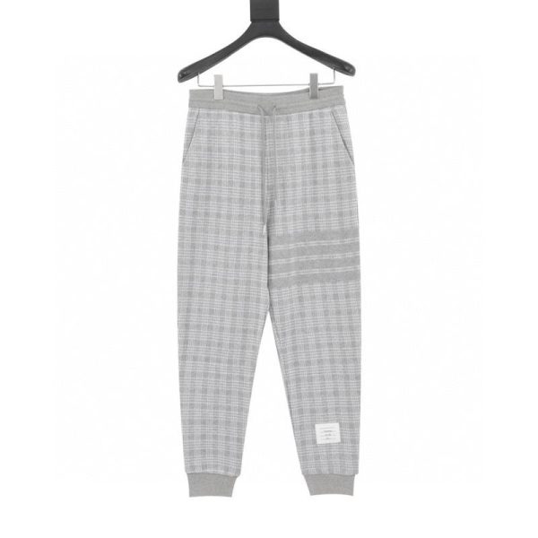 designer,replica,clothing,fake,1:1,lv,luxury,high quality Thom Browne Houndstooth Striped Trousers (2A0D)