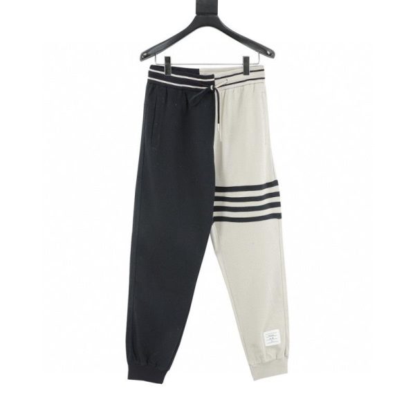 designer,replica,clothing,fake,1:1,lv,luxury,high quality Thom Browne Four-Stripe Webbing Trousers (94E3)
