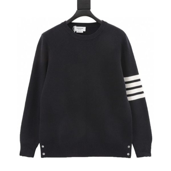 designer,replica,clothing,fake,1:1,lv,luxury,high quality Thom Browne Crew Neck Knit Sweater (C1A5)