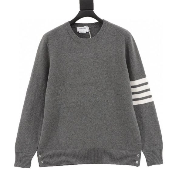 designer,replica,clothing,fake,1:1,lv,luxury,high quality Thom Browne Crew Neck Knit Sweater (D9C3)