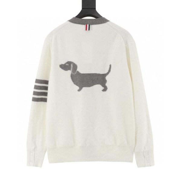 designer,replica,clothing,fake,1:1,lv,luxury,high quality Thom Browne Puppy Print Cardigan Sweater (BCF2)