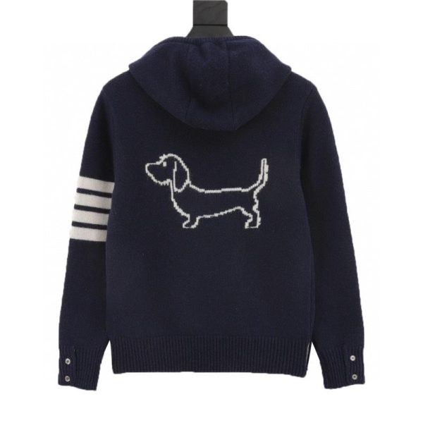 designer,replica,clothing,fake,1:1,lv,luxury,high quality Thom Browne Puppy Wool Hooded Jacket (CB95)