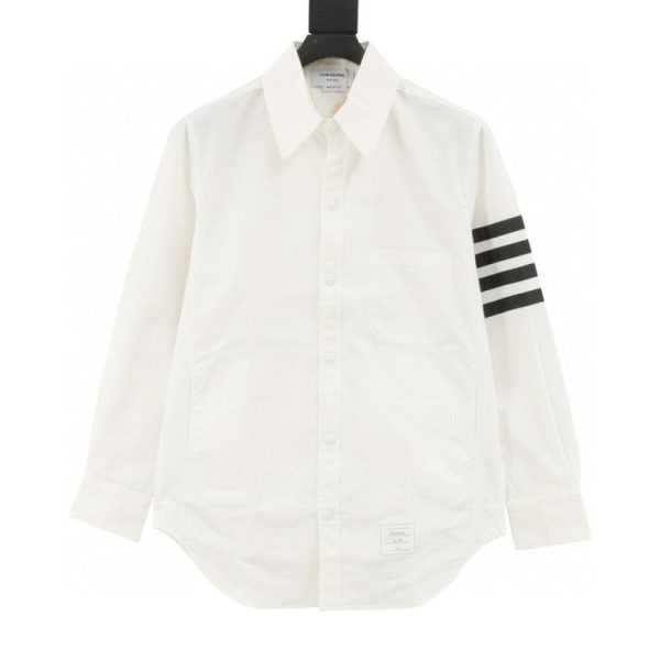 designer,replica,clothing,fake,1:1,lv,luxury,high quality Thom Browne Nylon Thick Trench Jacket Shirt (76A0)