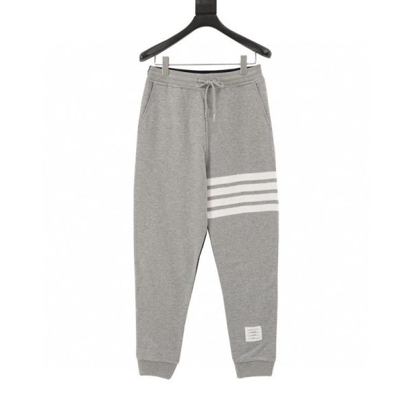 designer,replica,clothing,fake,1:1,lv,luxury,high quality Thom Browne New Color-Blocked Knit Trousers (F527)