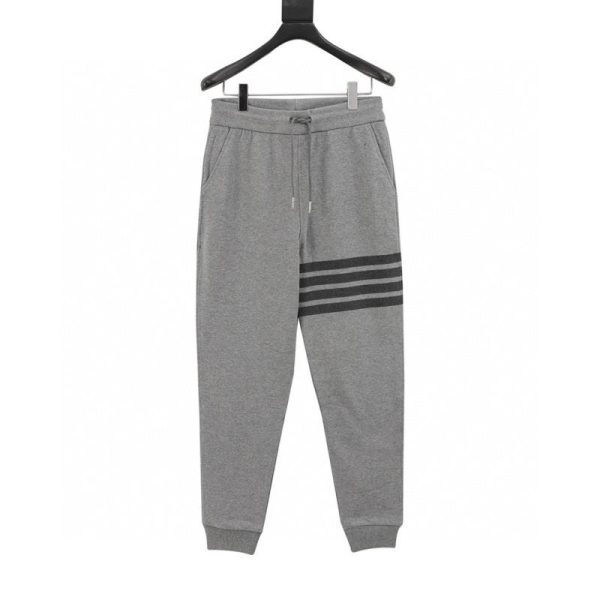 designer,replica,clothing,fake,1:1,lv,luxury,high quality Thom Browne New Yarn-Dyed Vertical Leg Trousers (2FF0)