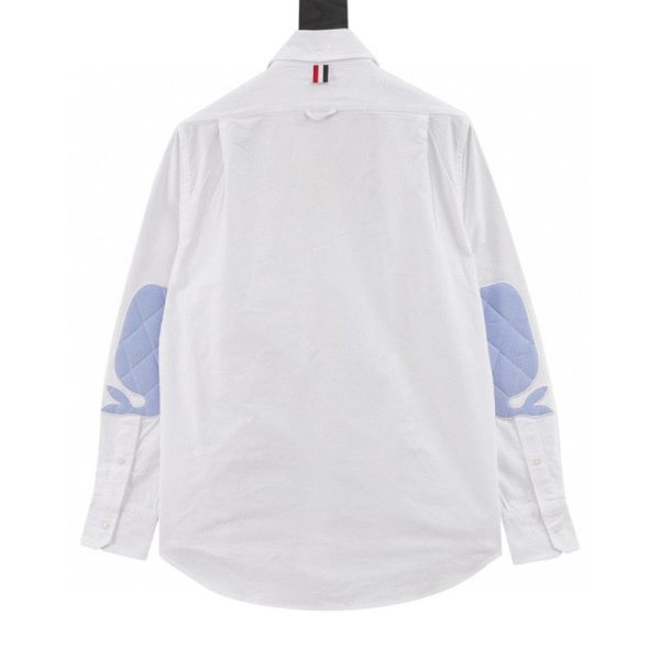 designer,replica,clothing,fake,1:1,lv,luxury,high quality Thom Browne’s new appliqué webbing shirt (C6E1)
