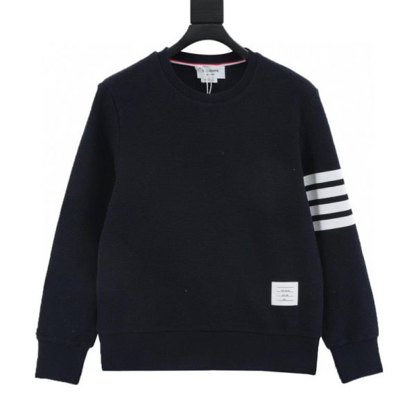 designer,replica,clothing,fake,1:1,lv,luxury,high quality Thom Browne Waggle Crewneck Sweatshirt (6A09)