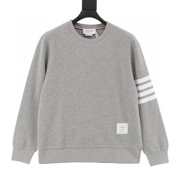 designer,replica,clothing,fake,1:1,lv,luxury,high quality Thom Browne Waggle Crewneck Sweatshirt (7910)