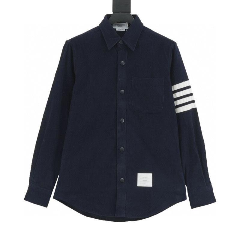 designer,replica,clothing,fake,1:1,lv,luxury,high quality Thom Browne Corduroy Jacket, White with Four Stripes, Shirt Jacket (9F7B) designer,replica,clothing,fake,1:1,lv,luxury,high quality Thom Browne Corduroy Jacket, White with Four Stripes, Shirt Jacket (9F7B)