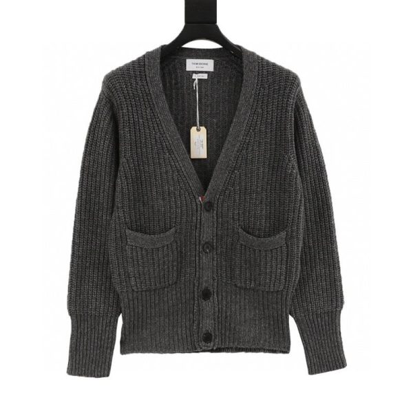 designer,replica,clothing,fake,1:1,lv,luxury,high quality Thom Browne Piqué Wool Cardigan (AADA)