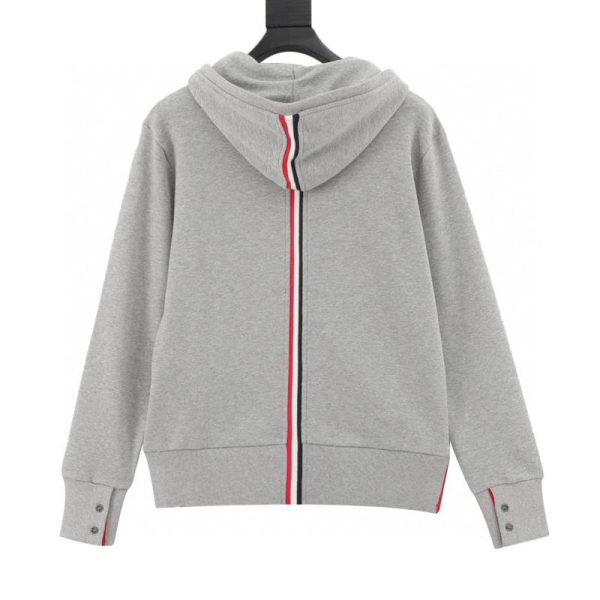 designer,replica,clothing,fake,1:1,lv,luxury,high quality Thom Browne Back Webbing Zipper Jacket (4D88)