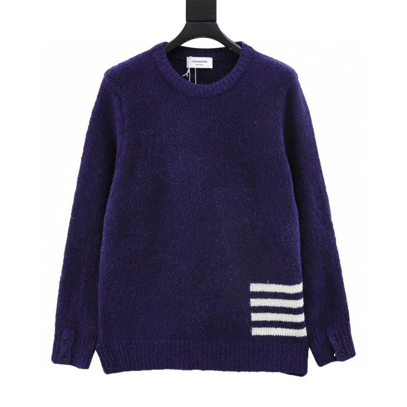 designer,replica,clothing,fake,1:1,lv,luxury,high quality Thom Browne yarn-dyed crew neck sweater with four stripes (1ECD) designer,replica,clothing,fake,1:1,lv,luxury,high quality Thom Browne yarn-dyed crew neck sweater with four stripes (1ECD)