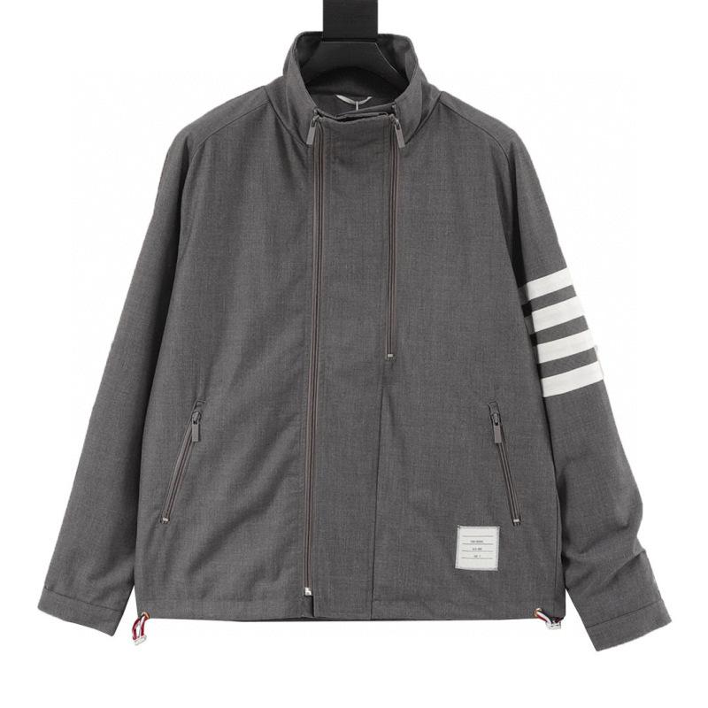 designer,replica,clothing,fake,1:1,lv,luxury,high quality Thom Browne yarn-dyed four-stripe zip-up trench coat (14D8) designer,replica,clothing,fake,1:1,lv,luxury,high quality Thom Browne yarn-dyed four-stripe zip-up trench coat (14D8)