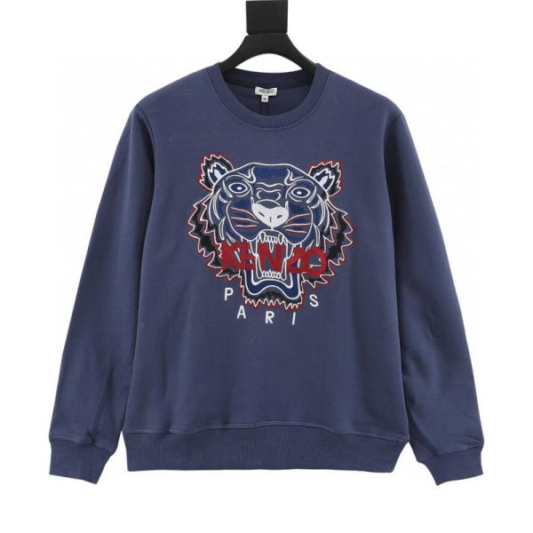 designer,replica,clothing,fake,1:1,lv,luxury,high quality Kenzo Tiger Head Crew Neck Sweatshirt (23C5)