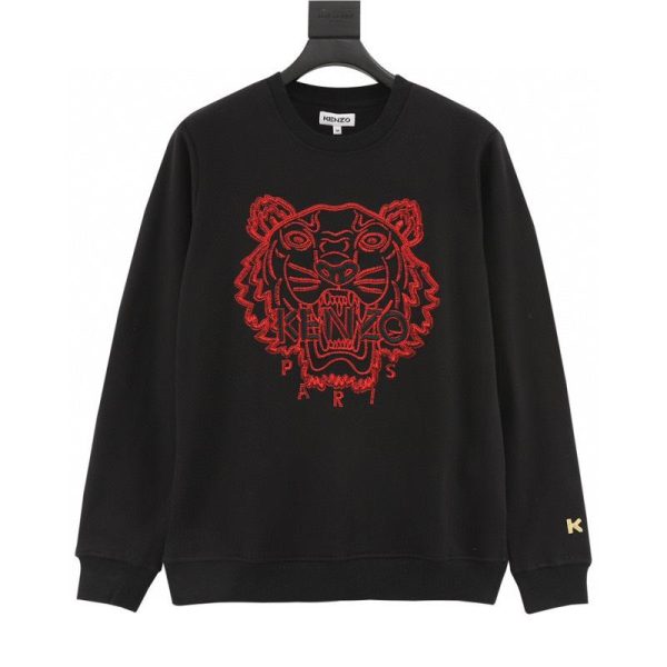 designer,replica,clothing,fake,1:1,lv,luxury,high quality Kenzo Tiger Head Crew Neck Sweatshirt (79E7)