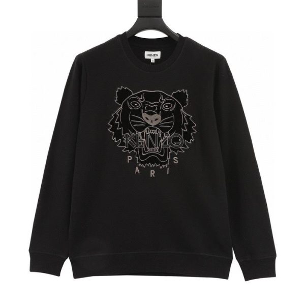 designer,replica,clothing,fake,1:1,lv,luxury,high quality Kenzo Tiger Head Crew Neck Sweatshirt (7FC4)