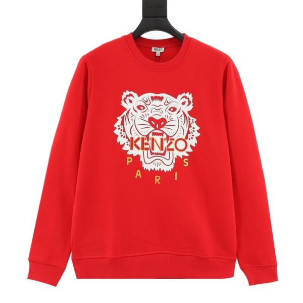 designer,replica,clothing,fake,1:1,lv,luxury,high quality Kenzo Tiger Head Crew Neck Sweatshirt (AE43)
