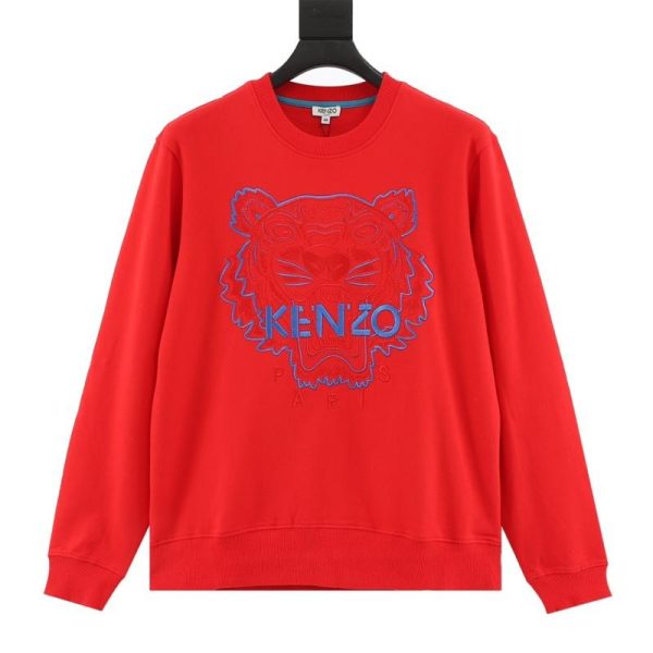 designer,replica,clothing,fake,1:1,lv,luxury,high quality Kenzo Tiger Head Crew Neck Sweatshirt (B6B0)