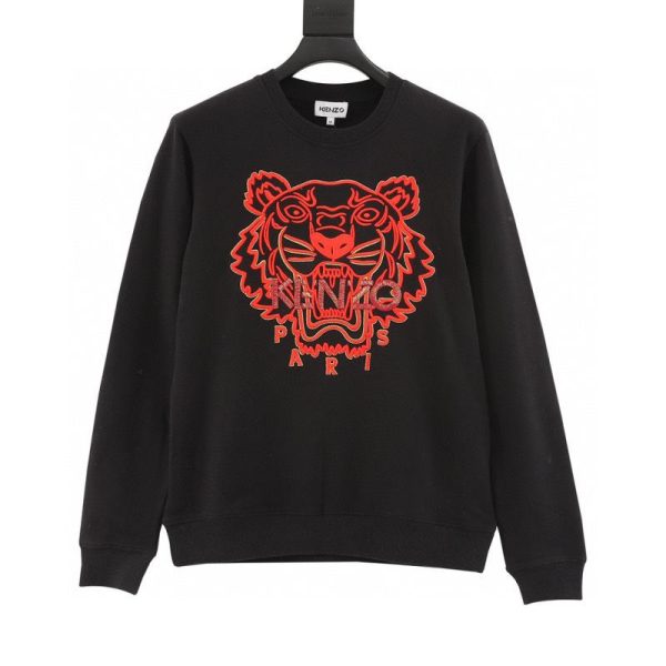 designer,replica,clothing,fake,1:1,lv,luxury,high quality Kenzo Tiger Head Crew Neck Sweatshirt (BAFF)