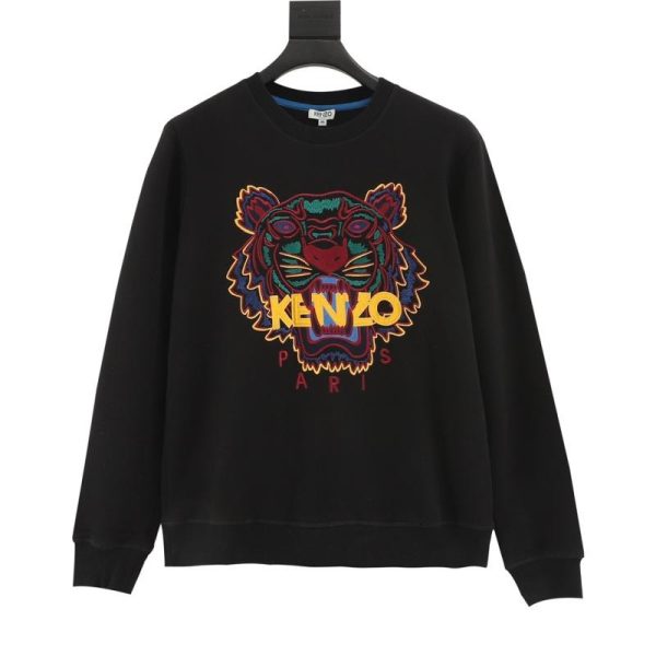 designer,replica,clothing,fake,1:1,lv,luxury,high quality Kenzo Tiger Head Crew Neck Sweatshirt (E435)