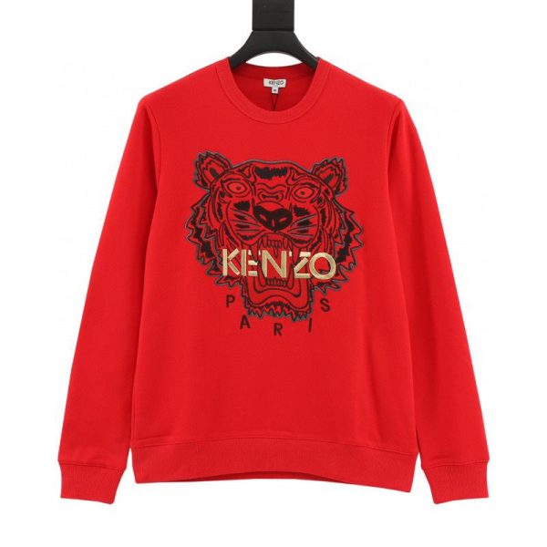 designer,replica,clothing,fake,1:1,lv,luxury,high quality Kenzo Tiger Head Crew Neck Sweatshirt (F00E)