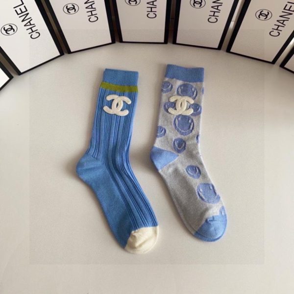 designer,replica,clothing,fake,1:1,lv,luxury,high quality Chanel’s new dopamine cashmere socks, two pairs per box (U0ADK)