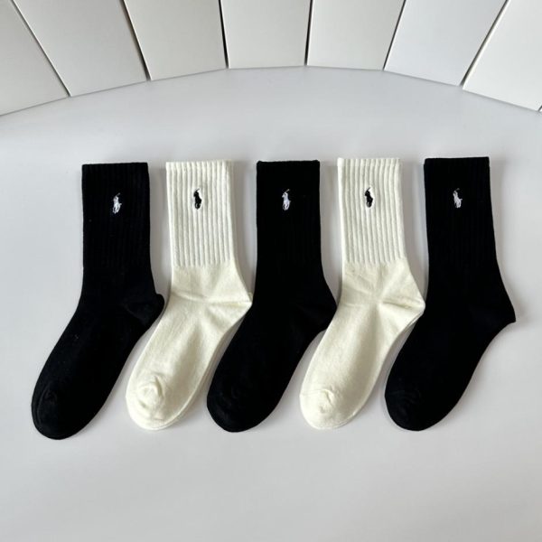designer,replica,clothing,fake,1:1,lv,luxury,high quality Polo’s new embroidered classic mid-calf socks, five pairs per box (2 pairs for 5K).