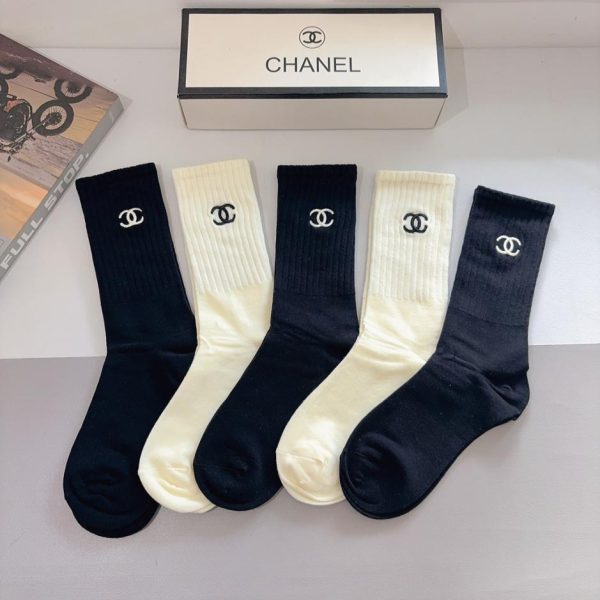 designer,replica,clothing,fake,1:1,lv,luxury,high quality (5 pairs per box) Chanel’s new long embroidered cotton fabric (R0YFD)