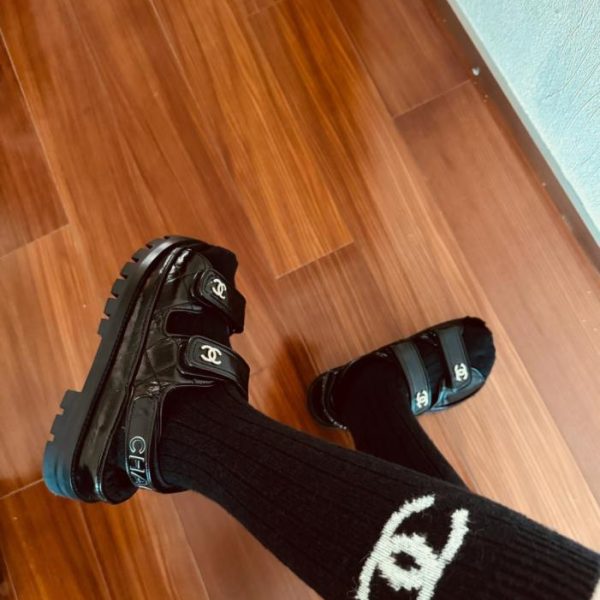 designer,replica,clothing,fake,1:1,lv,luxury,high quality 【Two pairs per box】Chanel calf socks, mid-calf socks + knee-high socks, classic combination (WXCH9)