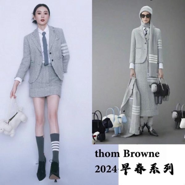 designer,replica,clothing,fake,1:1,lv,luxury,high quality 【Two pairs per box】THOM BROWNE calf socks, mid-calf socks + knee-high socks, classic combination (AXT4U)