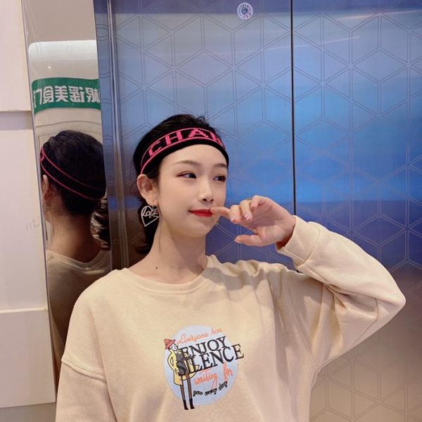 designer,replica,clothing,fake,1:1,lv,luxury,high quality Authentic CHANEL headband, fitness headband, styling headband (JRH88)