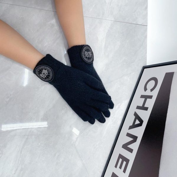 designer,replica,clothing,fake,1:1,lv,luxury,high quality Canada Goose wool gloves (2SUU3)