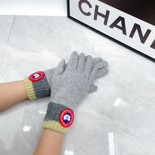 designer,replica,clothing,fake,1:1,lv,luxury,high quality Canada Goose wool gloves (YR49Q)
