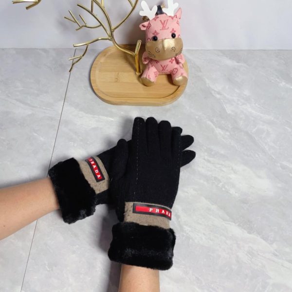 designer,replica,clothing,fake,1:1,lv,luxury,high quality Prada Fall/Winter Slow Rabbit Fur Wool Gloves (0G646)