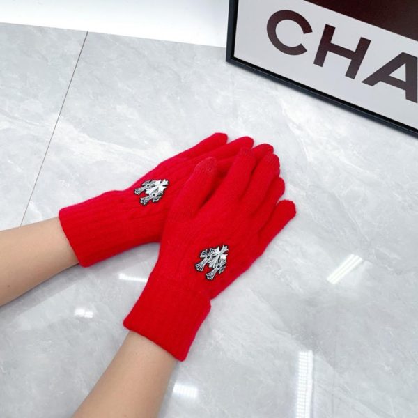 designer,replica,clothing,fake,1:1,lv,luxury,high quality Chrome Hearts Wool Gloves (545SM)