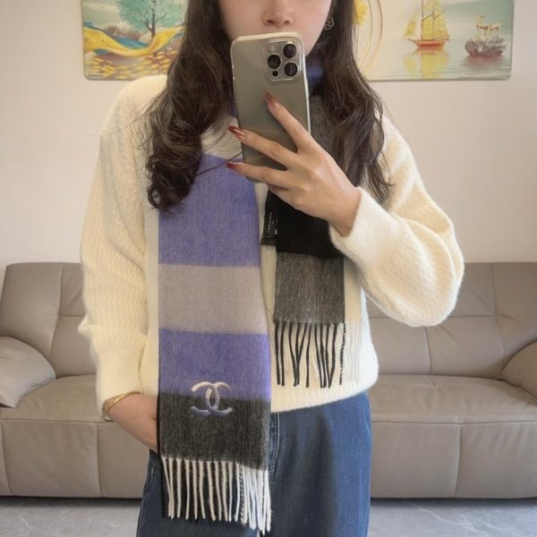 designer,replica,clothing,fake,1:1,lv,luxury,high quality Chanel’s new lambskin scarf (3M5RL)