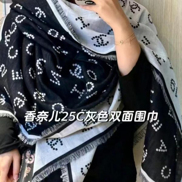 designer,replica,clothing,fake,1:1,lv,luxury,high quality Chanel classic camellia scarf (O913K)
