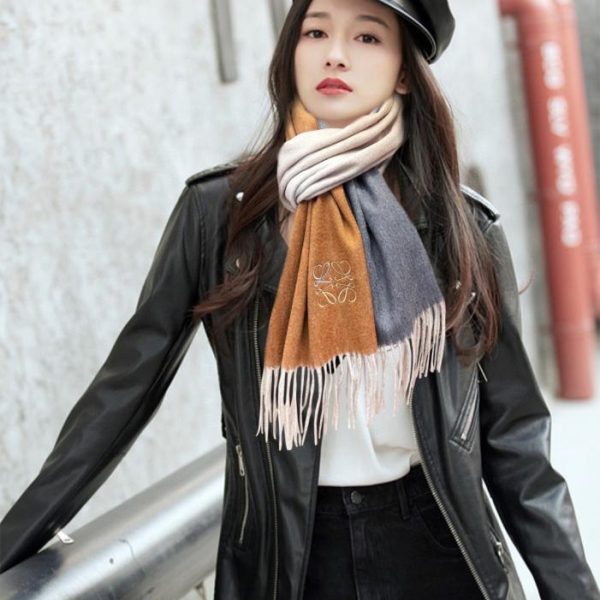 designer,replica,clothing,fake,1:1,lv,luxury,high quality Loewe cashmere gradient series couple’s scarf (UEIAJ)