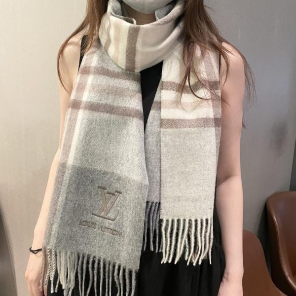 designer,replica,clothing,fake,1:1,lv,luxury,high quality LV pure cashmere scarf (UGWZT)