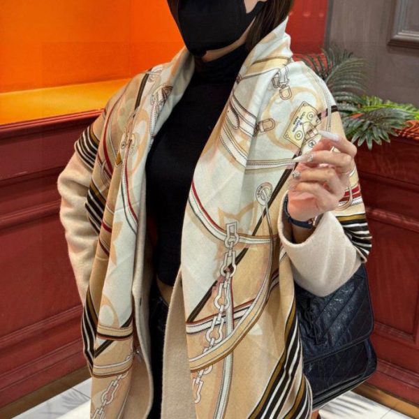 designer,replica,clothing,fake,1:1,lv,luxury,high quality LV MONOGRAM JACQUARD DENIM140 Velvet Square Scarf (CGZZU)