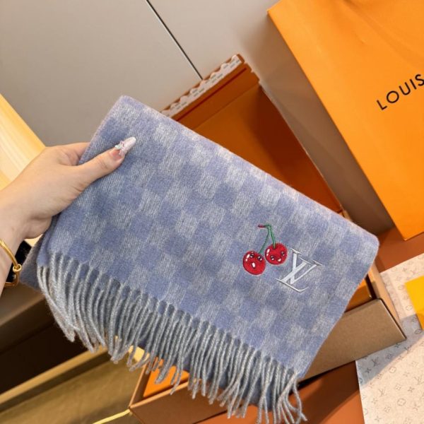 designer,replica,clothing,fake,1:1,lv,luxury,high quality LV’s new cherry blossom scarf (VF206)