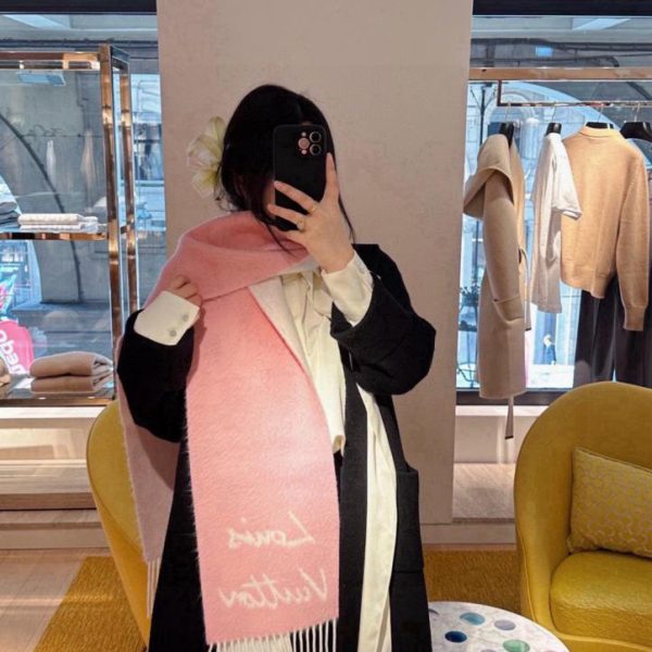 designer,replica,clothing,fake,1:1,lv,luxury,high quality LV Fluffygram scarf, alpaca and sheep wool blend (5XLLZ)