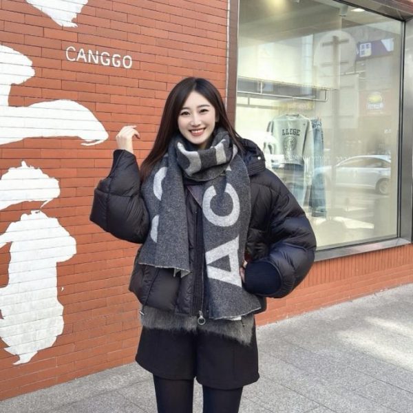 designer,replica,clothing,fake,1:1,lv,luxury,high quality Acne Large Letter Shawl (08VXQ)