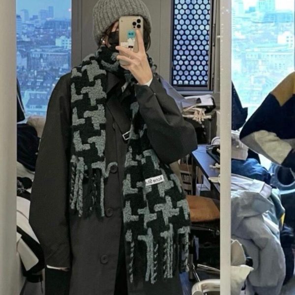 designer,replica,clothing,fake,1:1,lv,luxury,high quality NIKKY houndstooth scarf