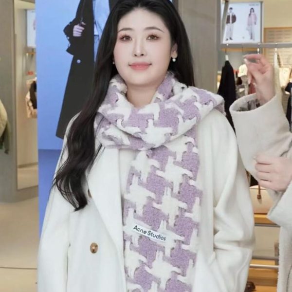 designer,replica,clothing,fake,1:1,lv,luxury,high quality Eckney houndstooth scarf (SGHSL)