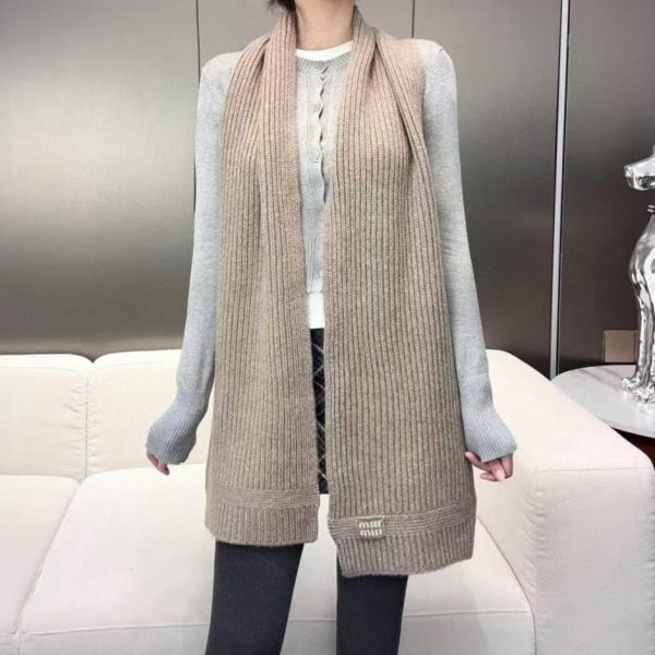 designer,replica,clothing,fake,1:1,lv,luxury,high quality MIUMIU Unisex Cashmere Scarf (JA00Z)