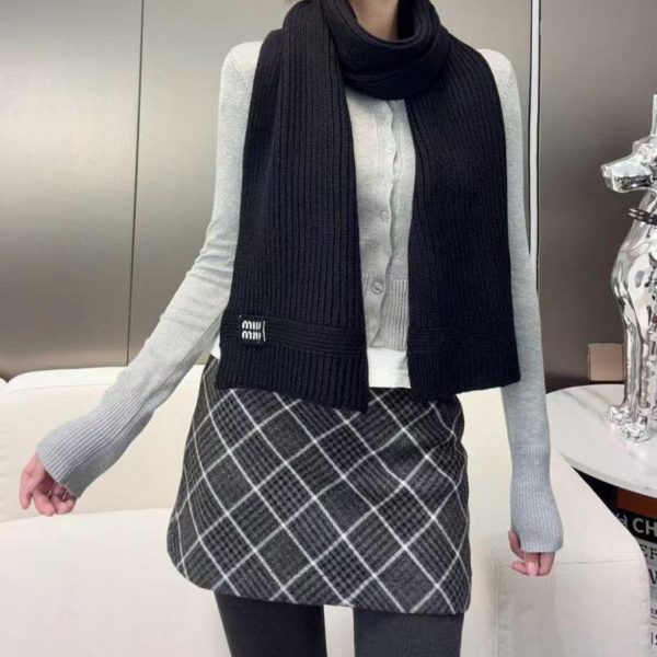 designer,replica,clothing,fake,1:1,lv,luxury,high quality MIUMIU Unisex Cashmere Scarf (V66E2)
