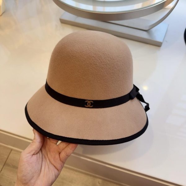 designer,replica,clothing,fake,1:1,lv,luxury,high quality CHANEL New Wool Bucket Hat, 100% Wool (ORZ9R)