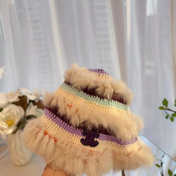 designer,replica,clothing,fake,1:1,lv,luxury,high quality CHANEL Knitted Cable Braid Fisherman’s Hat (Y3KD4)